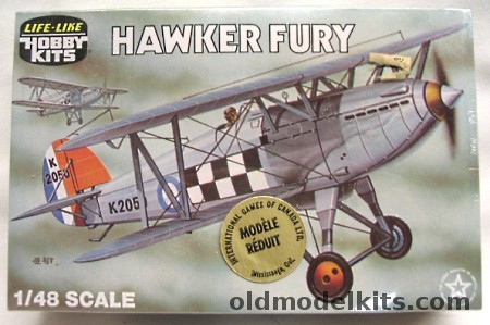 Life-Like 1/48 Hawker Fury Mk.1 RAF, 09608 plastic model kit